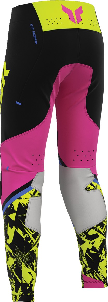 THOR Youth Sportsmode Punk'd Pants - Black/Fuchsia - US 24 2903-2731