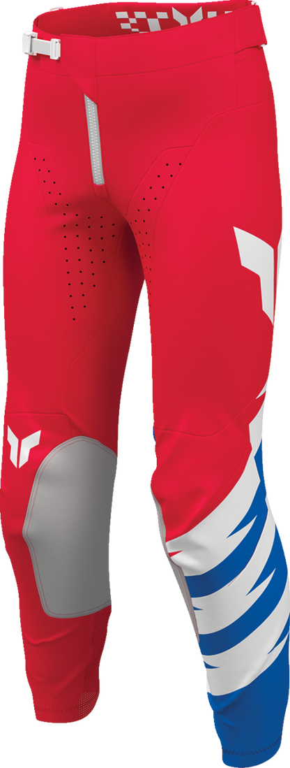 THOR Youth Launchmode Shockie Pants - Red/Blue - US 28 2903-2759