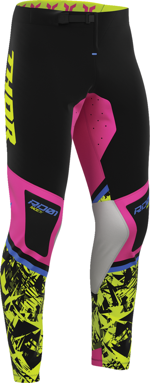 THOR Sportmode Punk'd Pants - Black/Fuchsia - US 31 2901-13027