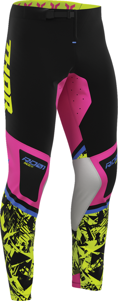 THOR Sportmode Punk'd Pants - Black/Fuchsia - US 31 2901-13027
