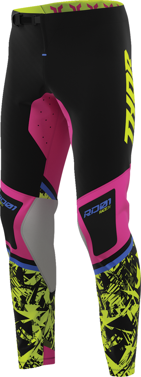 THOR Sportmode Punk'd Pants - Black/Fuchsia - US 31 2901-13027