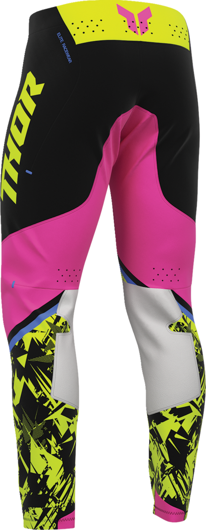 THOR Sportmode Punk'd Pants - Black/Fuchsia - US 38 2901-13032