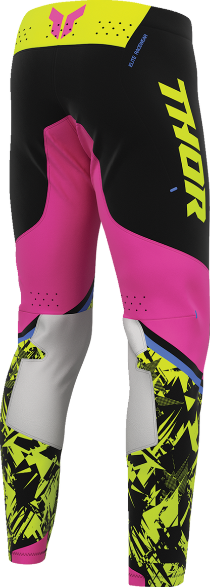 THOR Sportmode Punk'd Pants - Black/Fuchsia - US 38 2901-13032