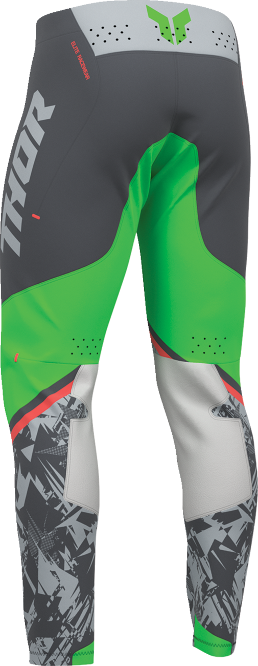 THOR Sportmode Punk'd Pants - Charcoal/Green - US 28 2901-13033