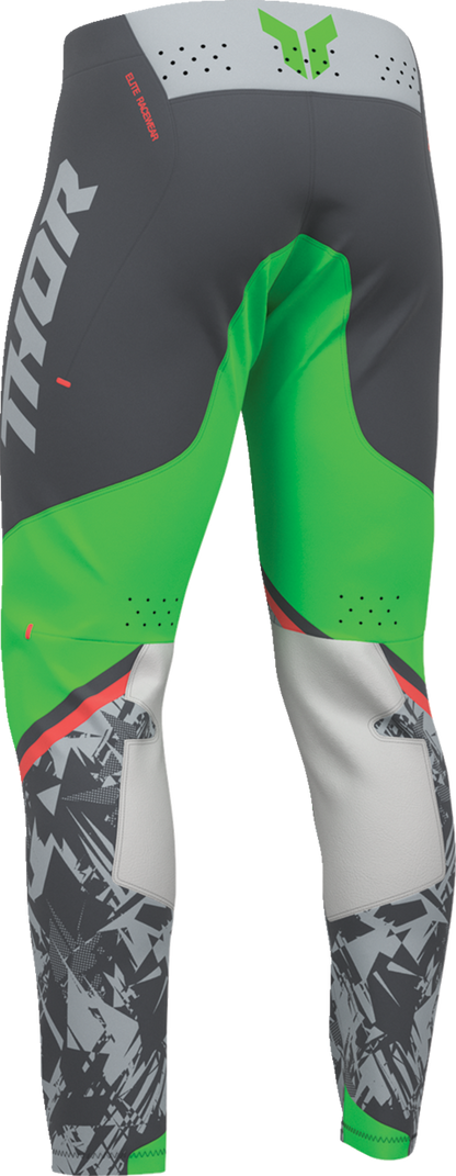 THOR Sportmode Punk'd Pants - Charcoal/Green - US 28 2901-13033