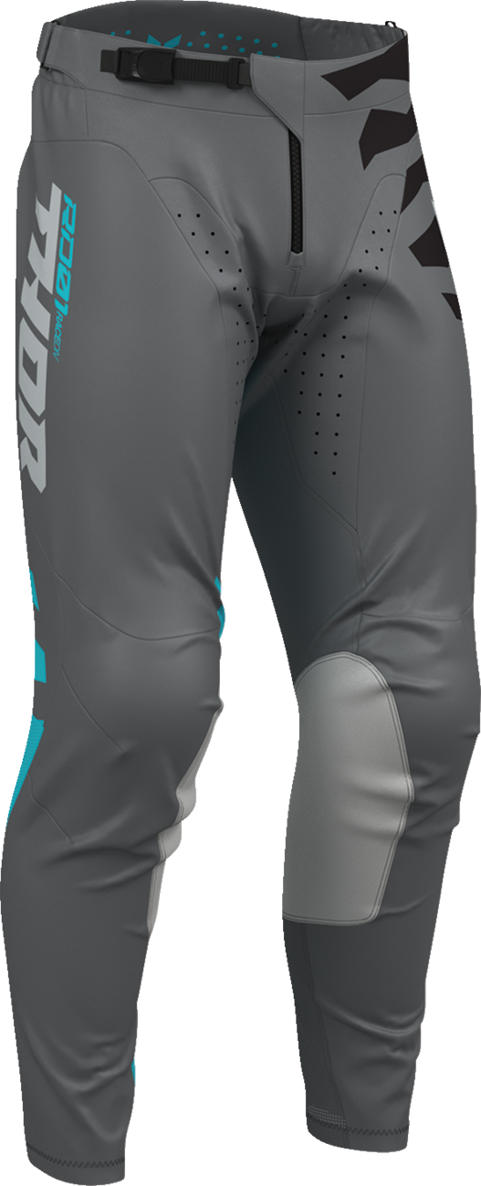 THOR Launchmode Shredder Pants - Charcoal/Aqua - US 28 2901-13042
