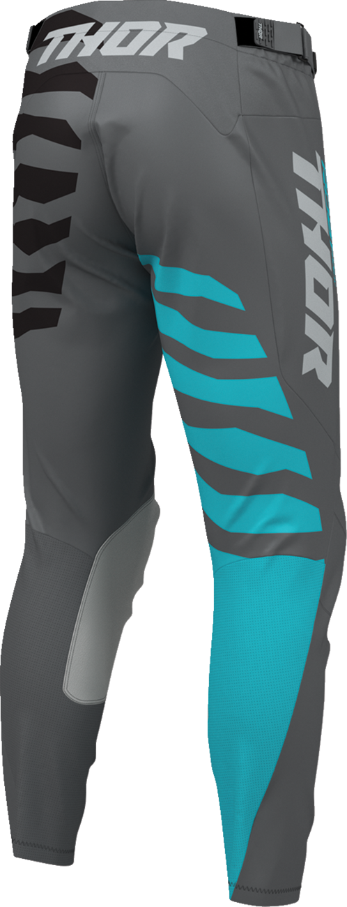 THOR Launchmode Shredder Pants - Charcoal/Aqua - US 28 2901-13042