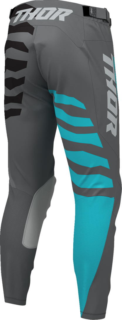 THOR Launchmode Shredder Pants - Charcoal/Aqua - US 28 2901-13042
