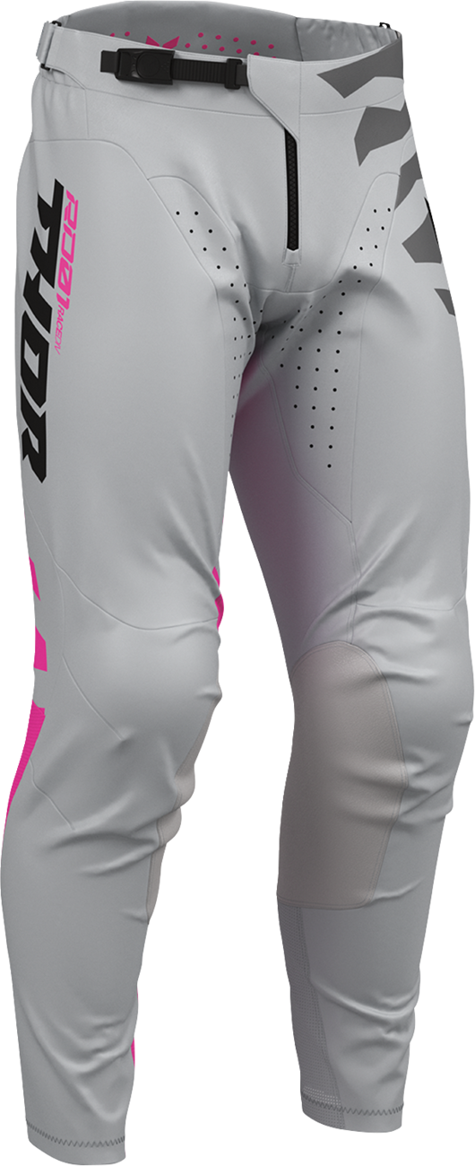 THOR Launchmode Shredder Pants - Gray/Fuchsia - US 42 2901-13067