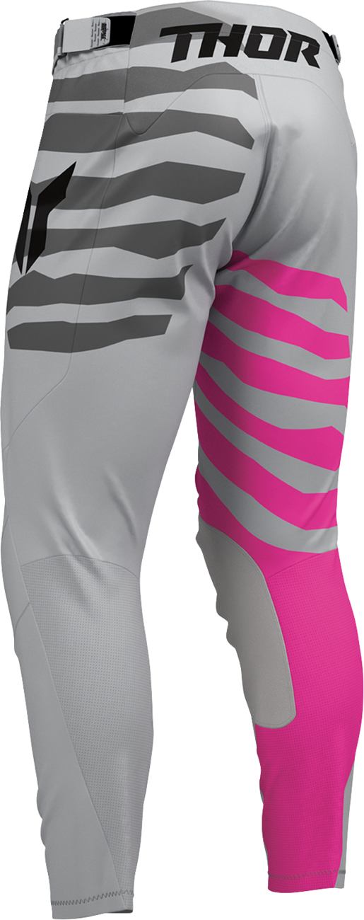 THOR Launchmode Shredder Pants - Gray/Fuchsia - US 28 2901-13060