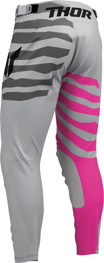 THOR Launchmode Shredder Pants - Gray/Fuchsia - US 28 2901-13060