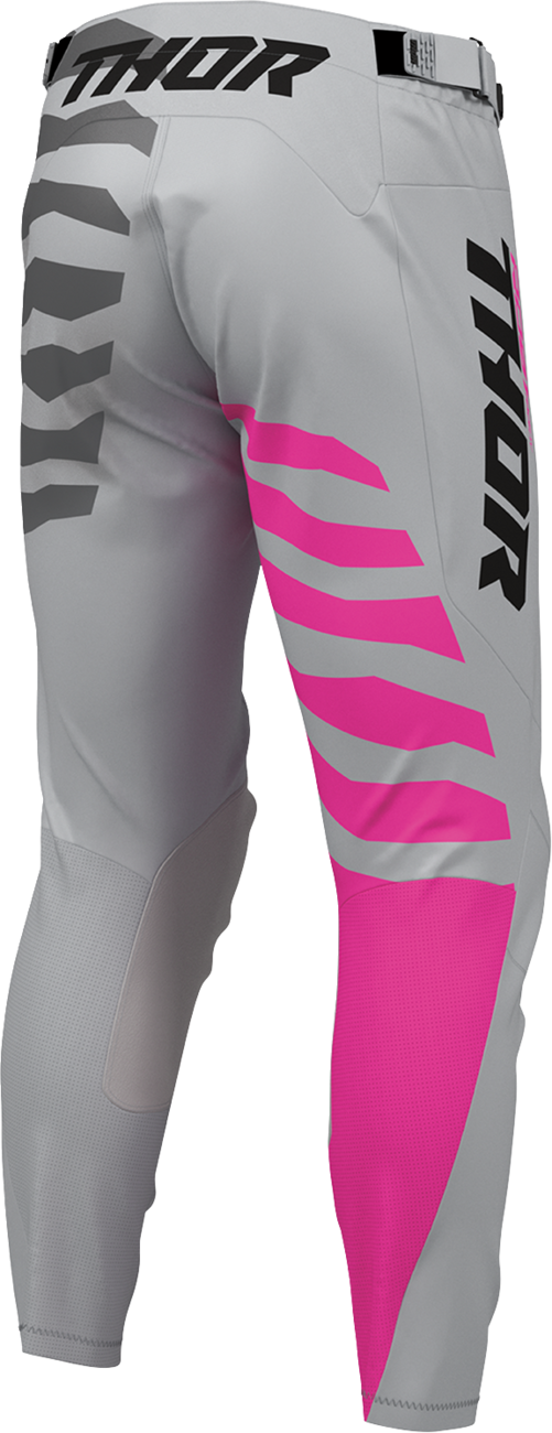THOR Launchmode Shredder Pants - Gray/Fuchsia - US 28 2901-13060