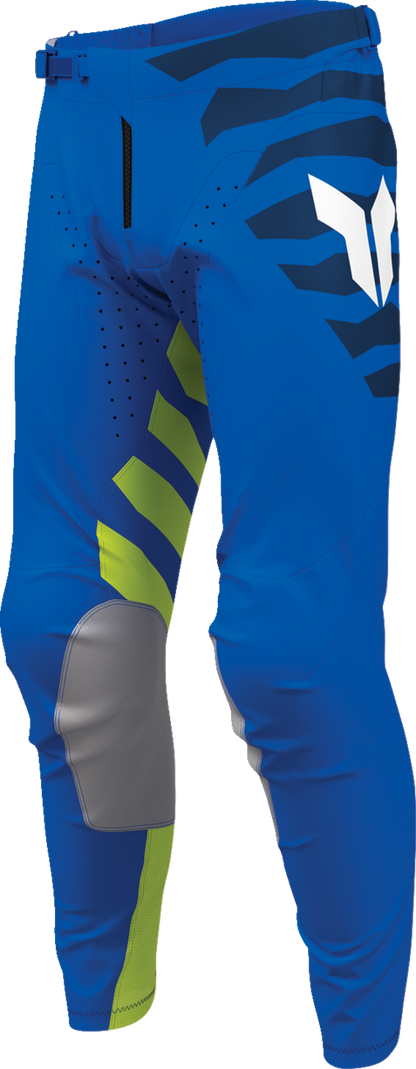 THOR Launchmode Shredder Pants - Blue/Acid - US 28 2901-13069