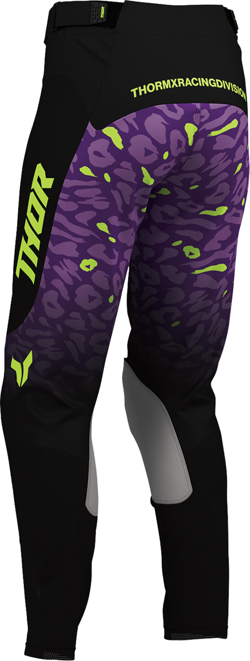 THOR Women's Launchmode Spotted Pants - Black/Purple - US 11/12 2902-0520