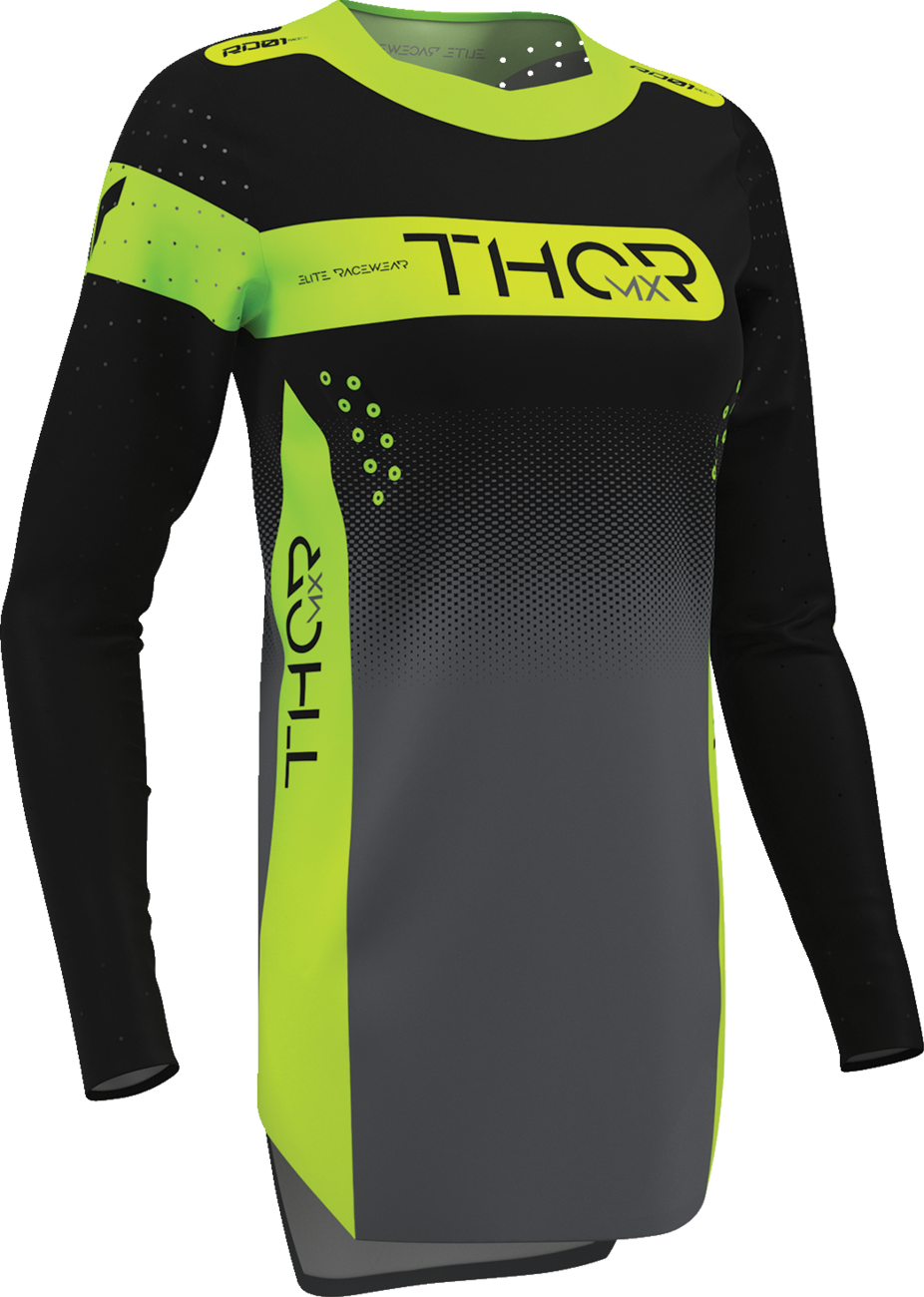 THOR Women's Sportmode Merge Jersey - Charcoal/Black - Small 2911-0390