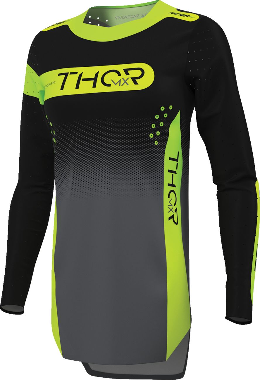 THOR Women's Sportmode Merge Jersey - Charcoal/Black - Large 2911-0392