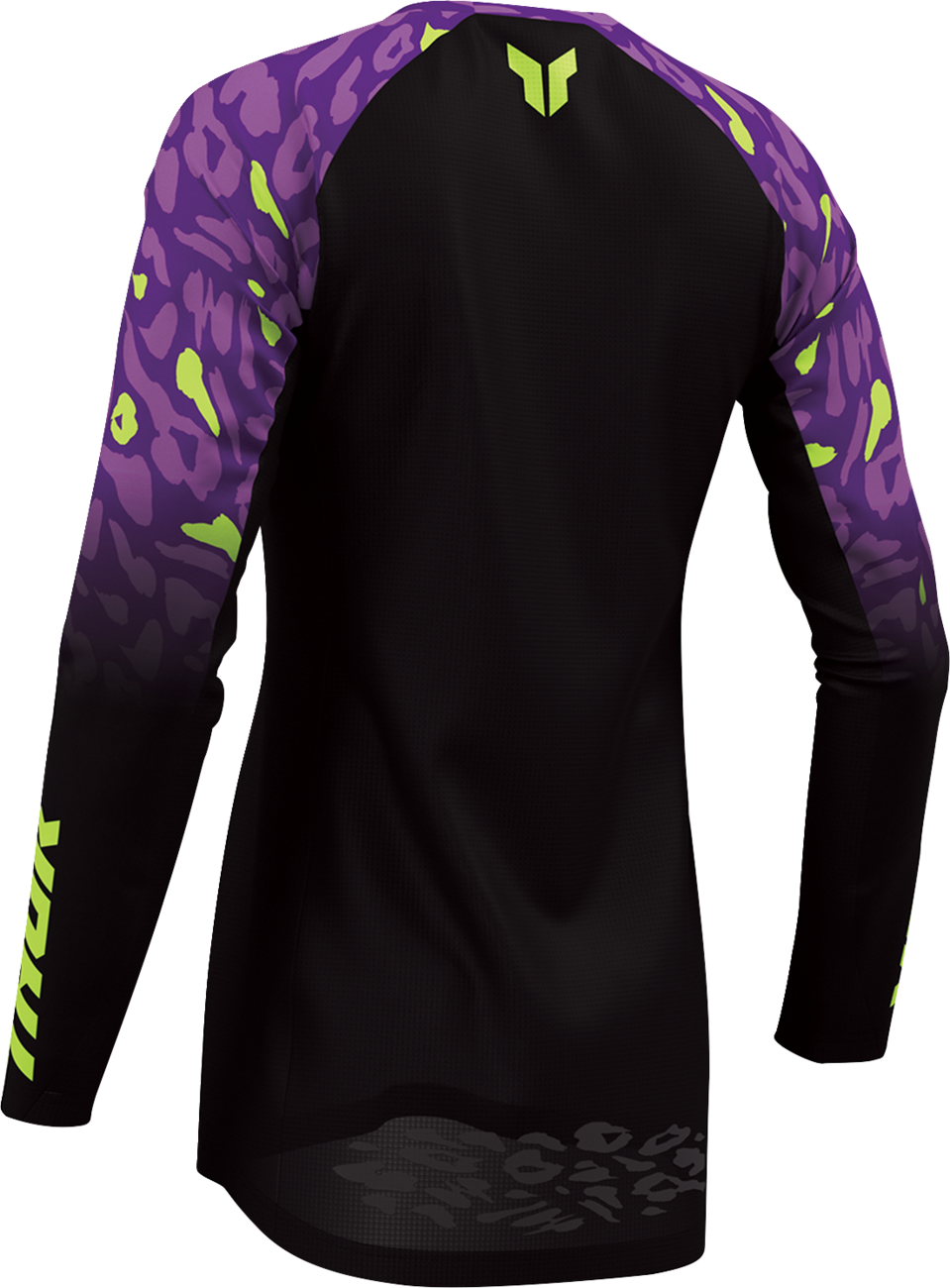THOR Women's Launchmode Spotted Jersey - Black/Purple - Medium 2911-0401