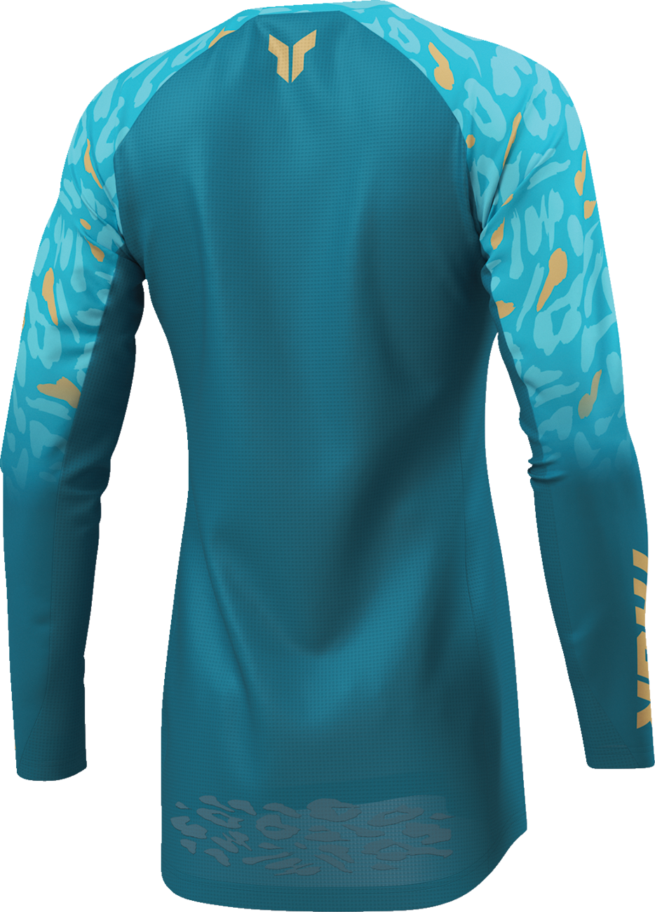 THOR Women's Launchmode Spotted Jersey - Jade/Starlight - Medium 2911-0406