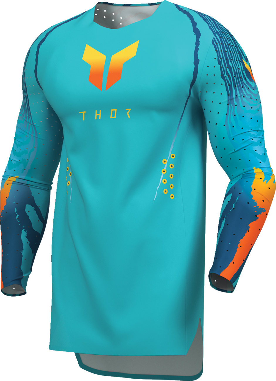 THOR Sportmode Damascus Jersey - Aqua - Small 2910-8821