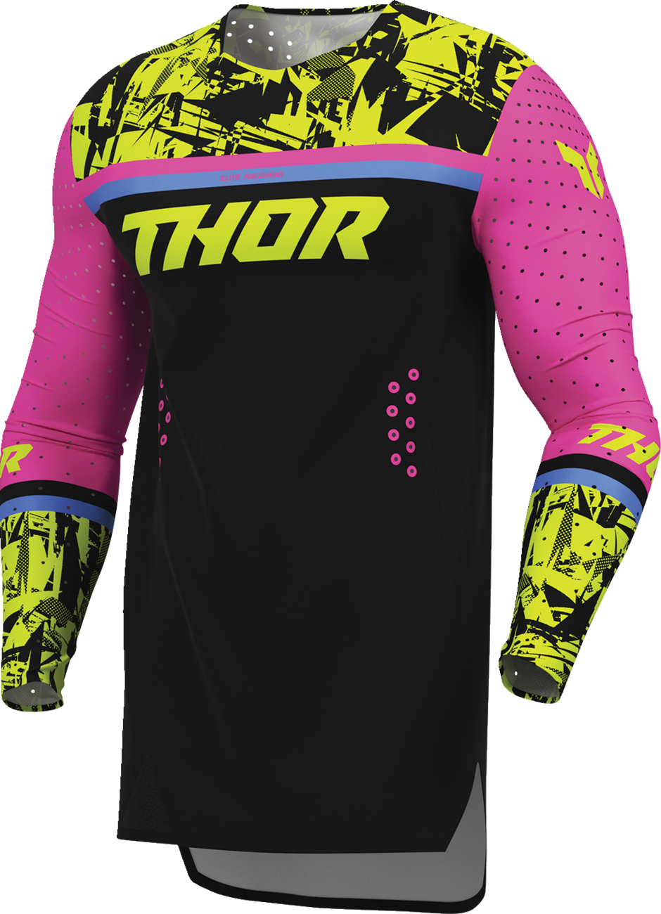 THOR Sportmode Punk'd Jersey - Black/Fuchsia - Medium 2910-8857
