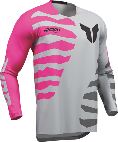 THOR Launchmode Shredder Jersey - Gray/Fuchsia - 2XL 2910-8882