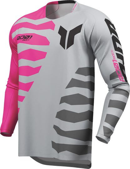 THOR Launchmode Shredder Jersey - Gray/Fuchsia - 3XL 2910-8883
