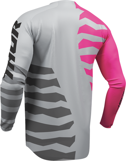 THOR Launchmode Shredder Jersey - Gray/Fuchsia - 3XL 2910-8883