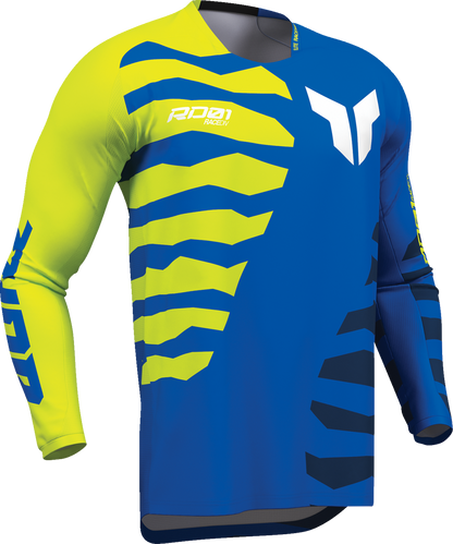 THOR Launchmode Shredder Jersey - Blue/Acid - Small 2910-8884
