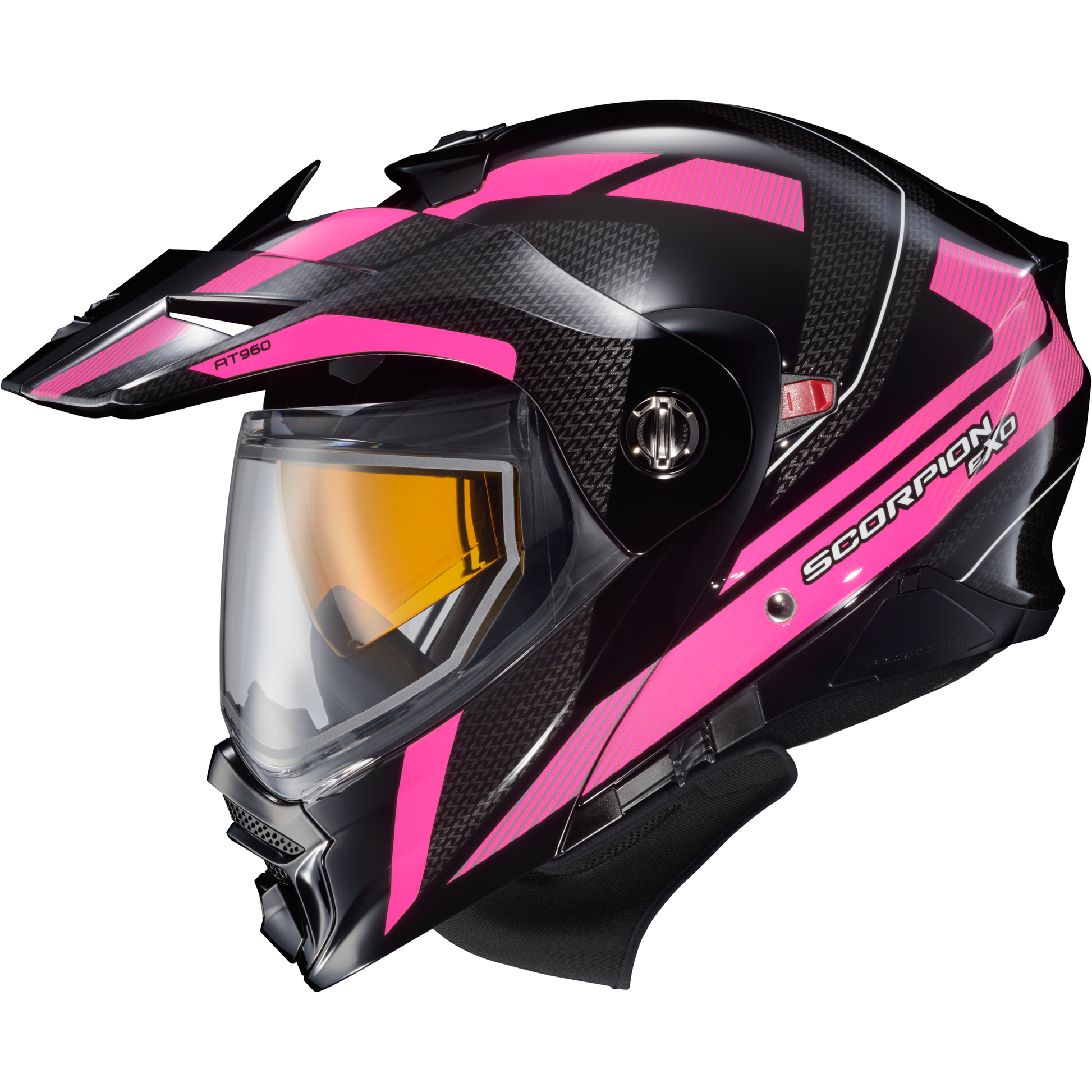 Exo At960 Cold Weather Helmet Hicks Pink Md (Dual Pane)