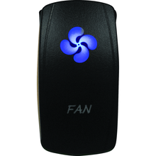 DragonFire Racing Lighted Switch Fan On/Off Blue