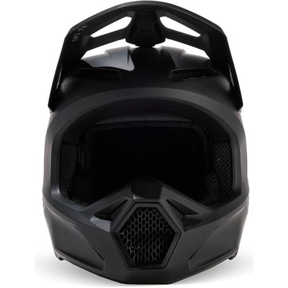 Fox Racing Unisex Kids Youth V1 Motocross Helmet Matte Black 31405-255