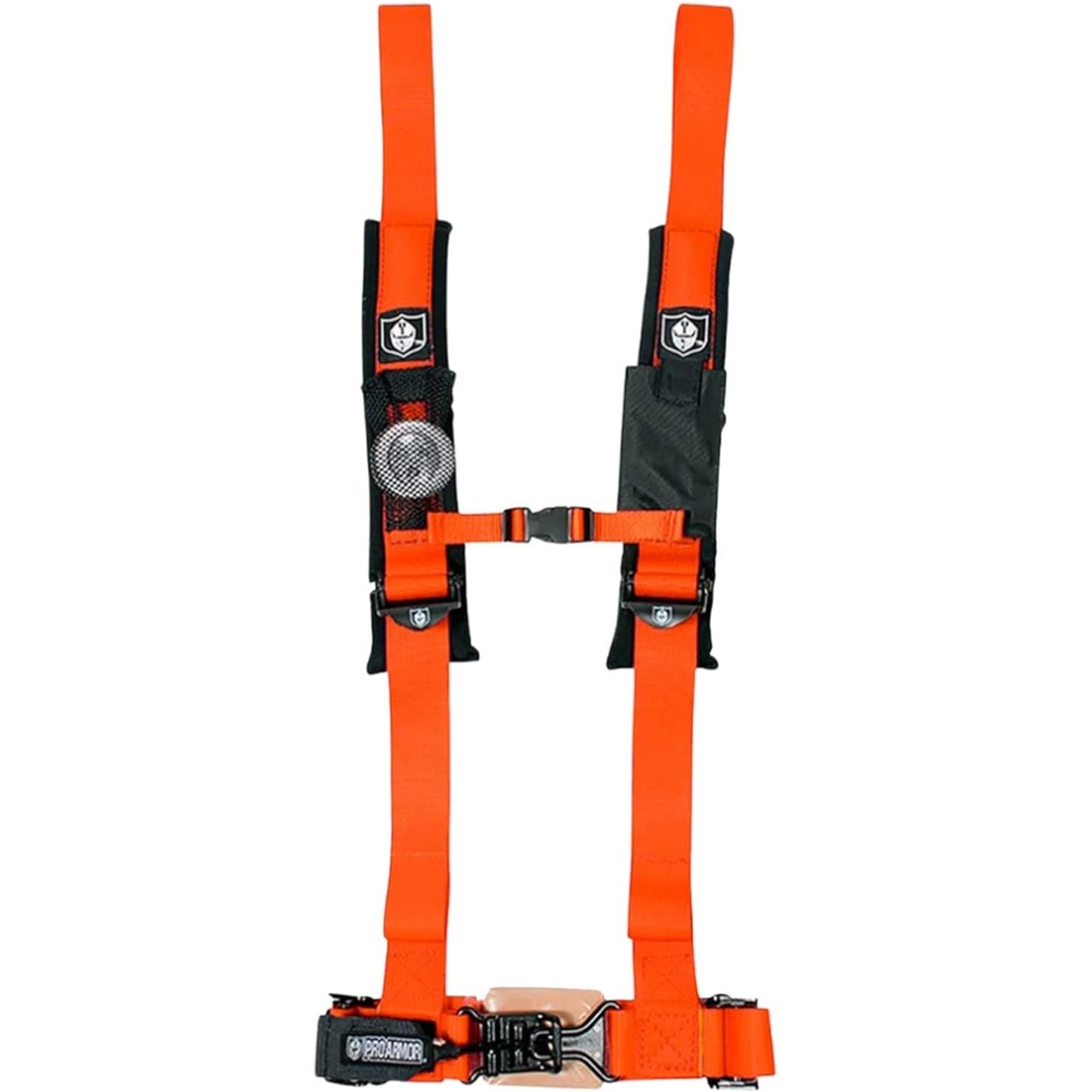 PRO ARMOR 4pt Harness 2" Pads Orange