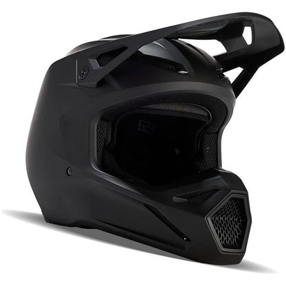 Fox Racing Unisex Kids Youth V1 Motocross Helmet Matte Black 31405-255