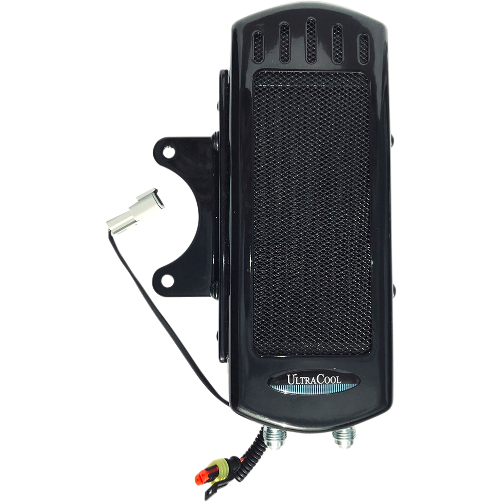 Side Mount Oil Cooler M8 Touring `17 23  Gloss Blk