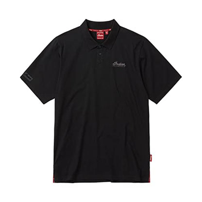 Indian Motorcycle Men's Indian Polo Shirt, Black - 2862753
