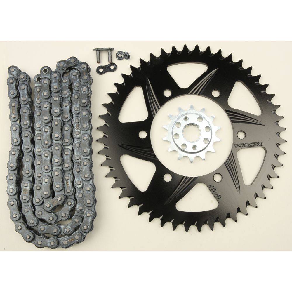 Sprocket/Chain Kit Stl/Alu 14/48t Blk Sx3 520 108l Blk