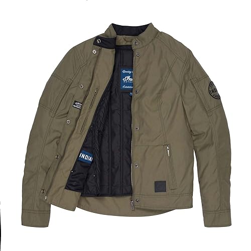 
                      
                        Indian Motorcycle Women's Harrison Wax Jacket, Green
                      
                    