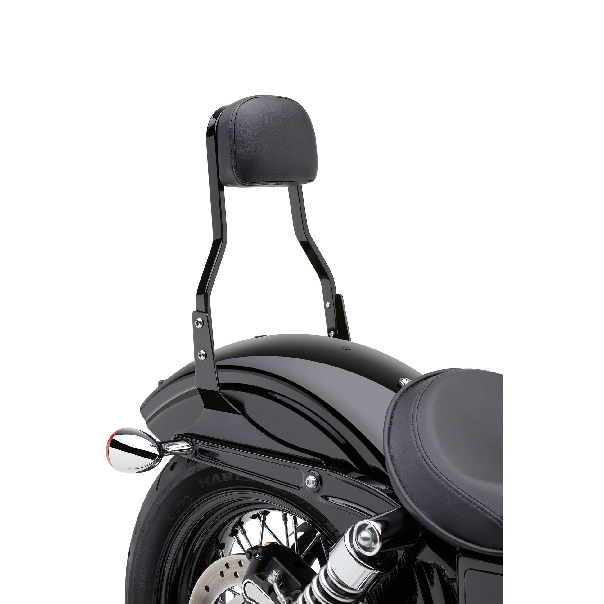 Short Sissy Bar Black Dyna 06 17