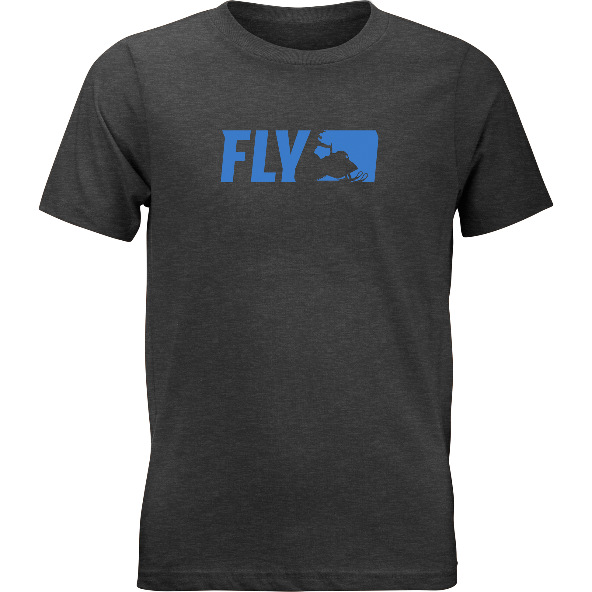 Fly Youth Primary Tee Charcoal Ys