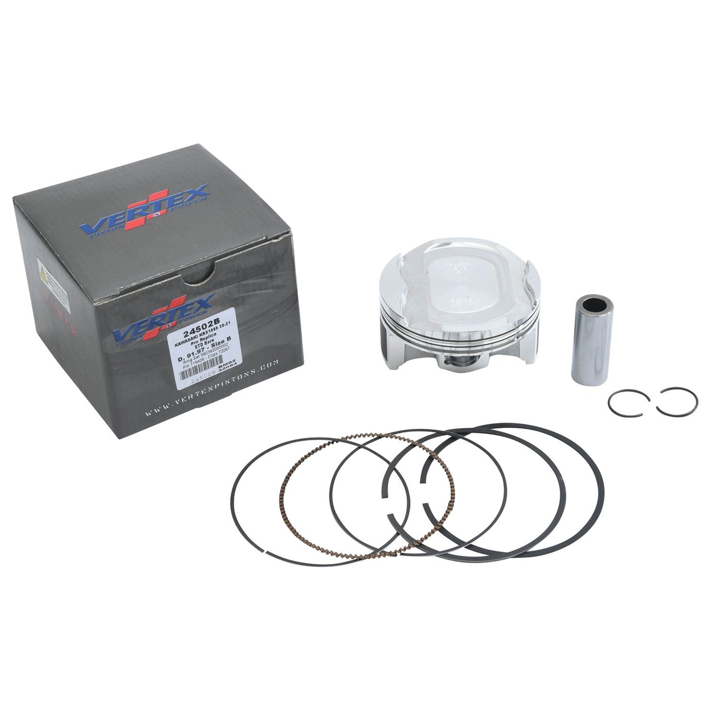 Piston Kit Forged 91.97/Std 11.5:1 Kaw