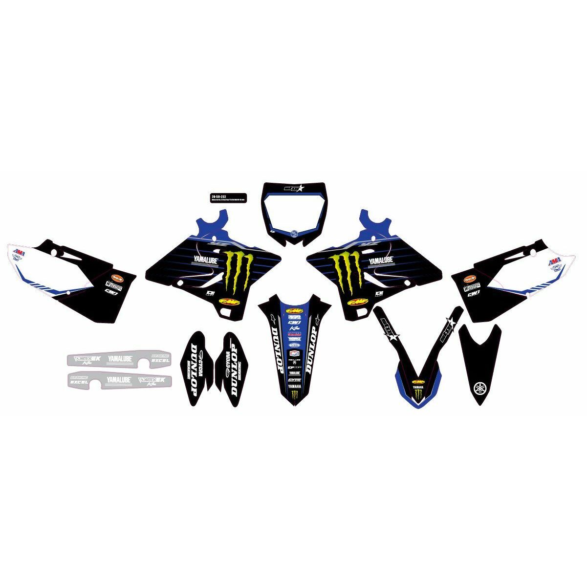 Complete Kit 22 Star Yam White Bg