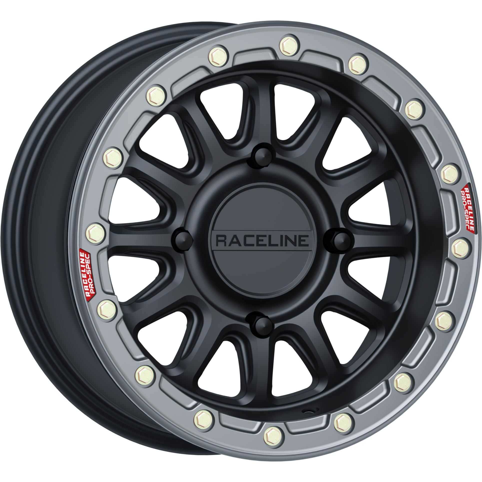 Alpha Wheel 4/156 Blk/Gunmetal 15x7 (+10mm)