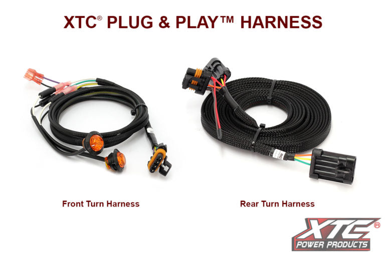 Auto Turn Signal Kit W/ Billet Lever And Front Drl Lights Pol
