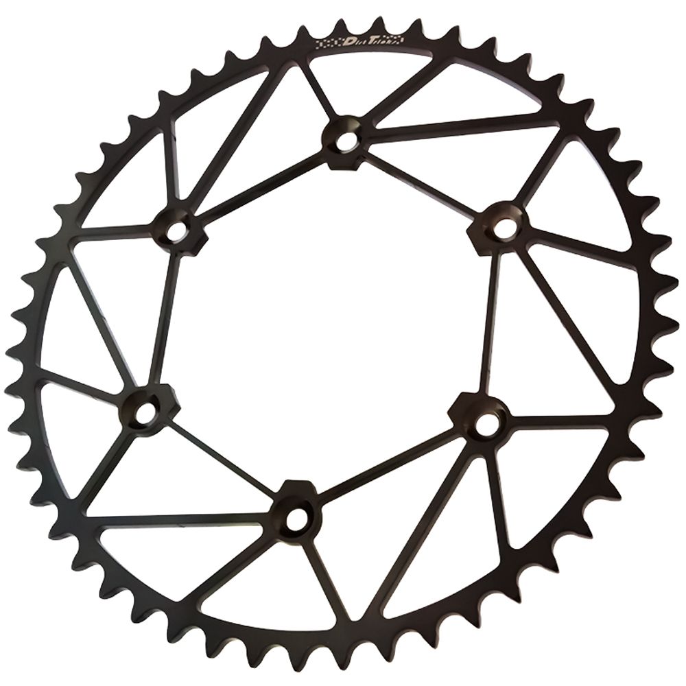 Rear Sprocket Chromoly Stl/Zir 49t 520 Blk Kaw