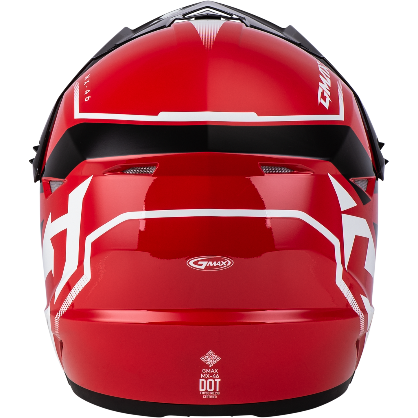 Mx 46 Compound Helmet Red/Black/White Ym