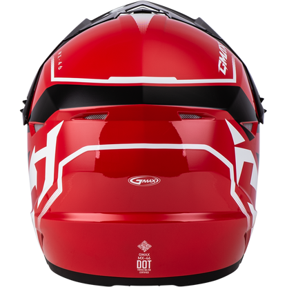Mx 46 Compound Helmet Red/Black/White Xs