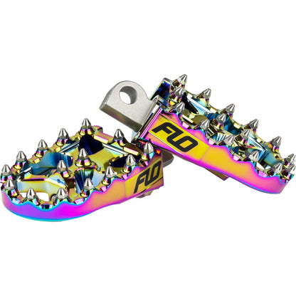 Moto Style Footpeg Set Jet Fuel 2"X3.125"