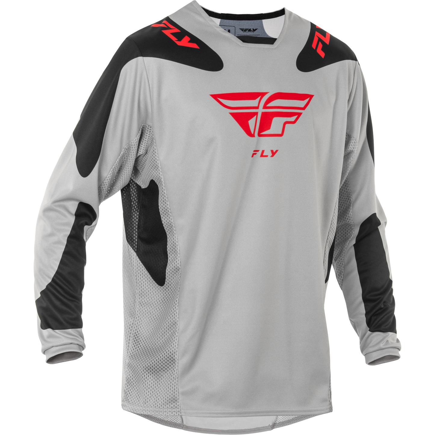 Kinetic Sym Jersey Light Grey/Red/Black Lg