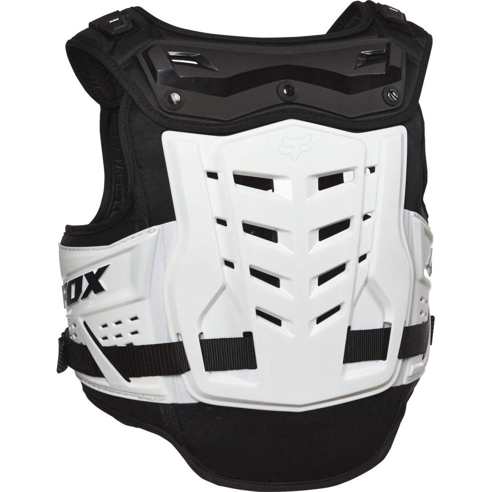 Fox Racing Unisex-Child Raptor PROFRAME LC Motocross Chest Protector, CE CERT,Black/White,One Size