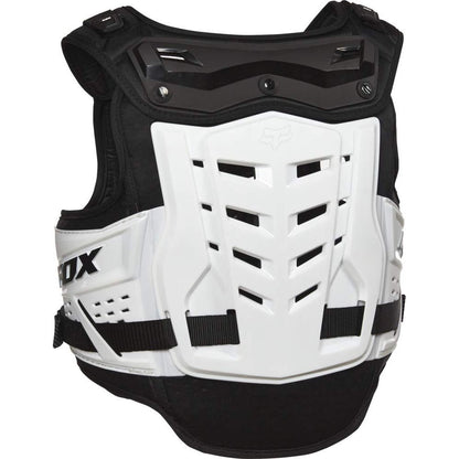 Fox Racing Unisex-Child Raptor PROFRAME LC Motocross Chest Protector, CE CERT,Black/White,One Size